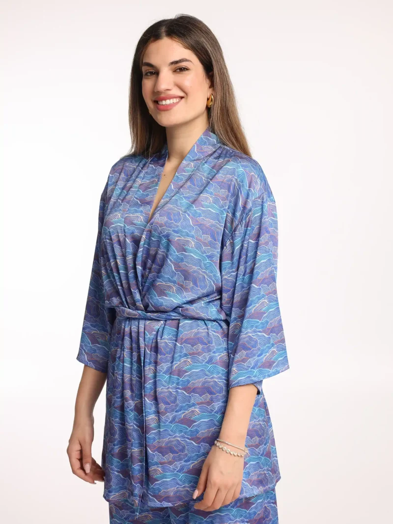 Thalassa Short Kimono