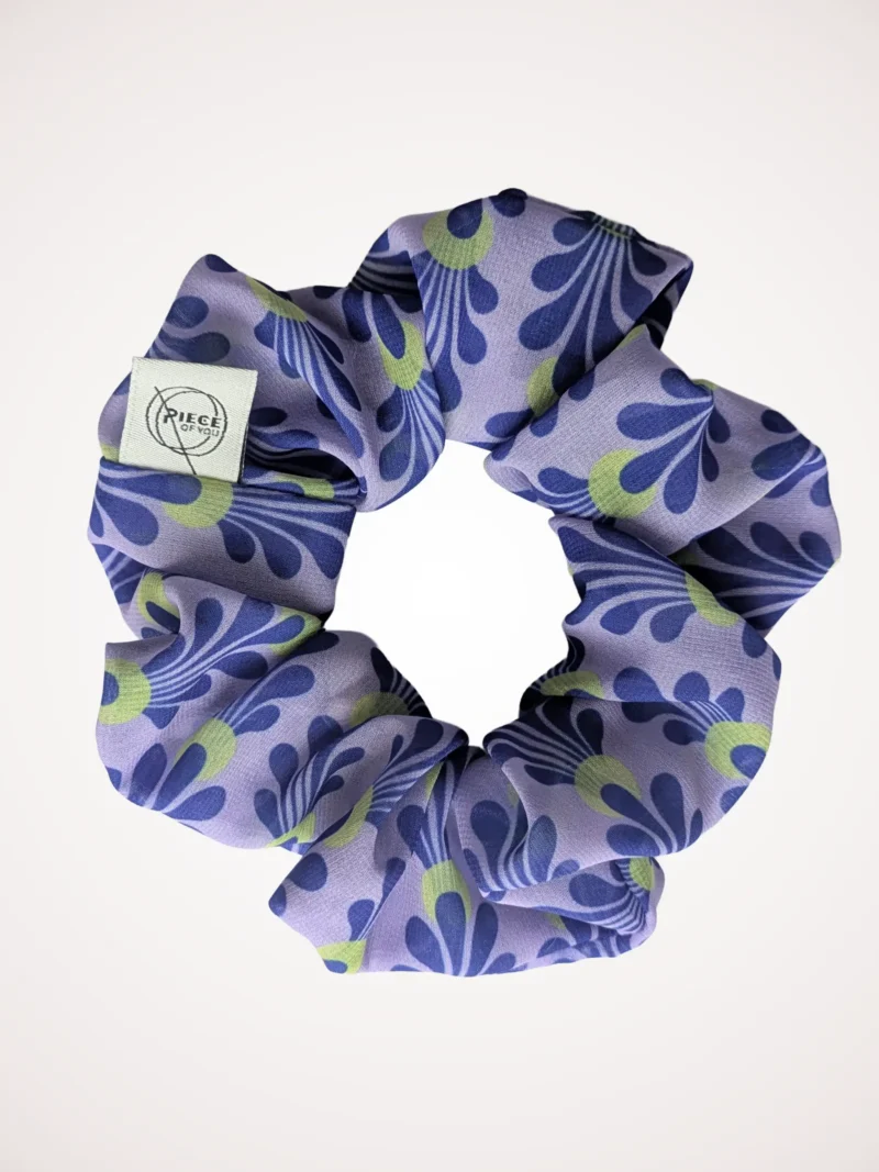 Anthemion Purple - Muslin - Scrunchie