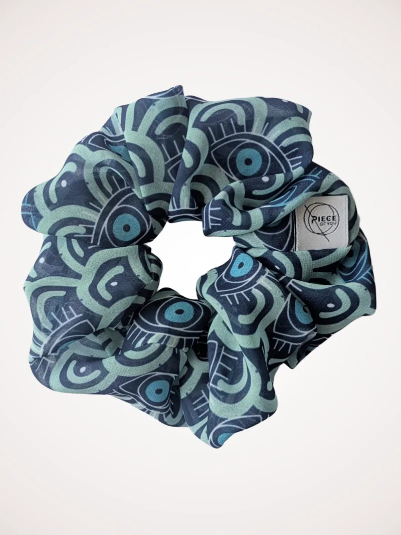 Mataki Blue - Muslin - Scrunchie