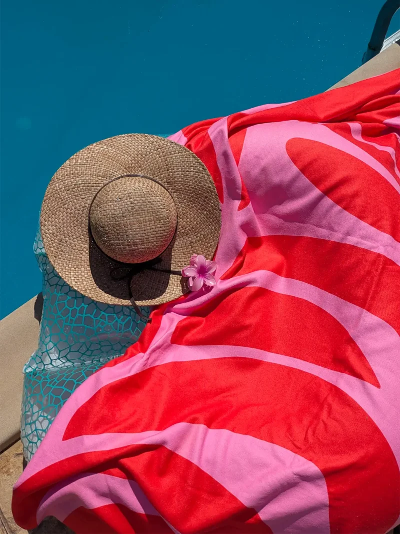 Morfes Towel with fade-resistant digital print, 100% cotton