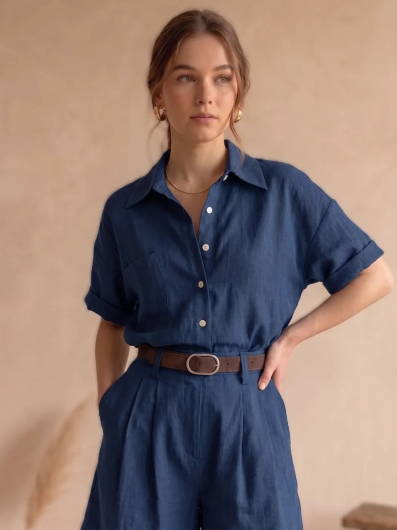 Aetheria Unisex Linen Shirt
